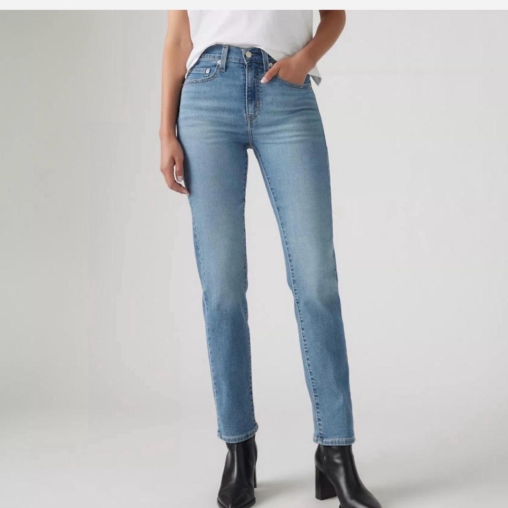 Levis 724 High-Rise Straight Jeans